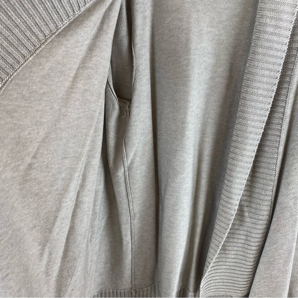 Joan Vass Gray Cardigan Sweater XL - Picture 6 of 9